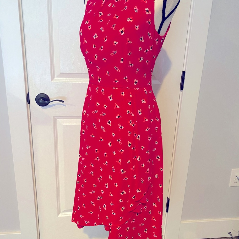 Elle floral mid calf flowy dress